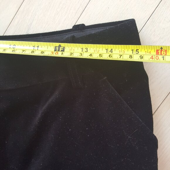 REISS ! Opal Velvet Flared Suit Trousers, Mid rise Satin side stripes( US/6) - Picture 8 of 11